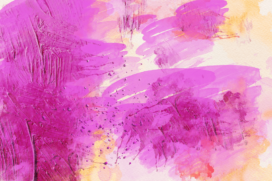 Pink & Orange Abstract Design Print 100% Australian Made