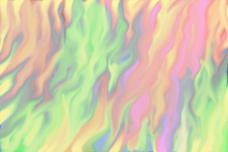 Pink Green Abstract Design Print 100% Australian Made