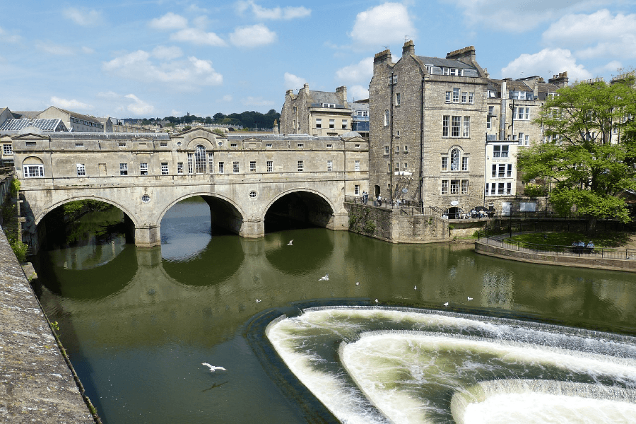 Pulteney Bridge Over River Print 100% Australian Made