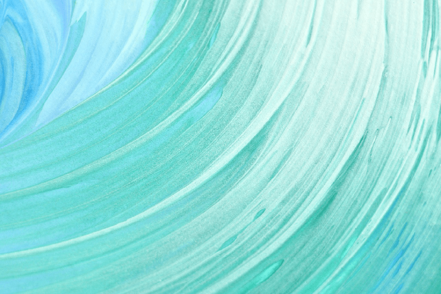 Green & Blue Abstract Design Print 100% Australian Made