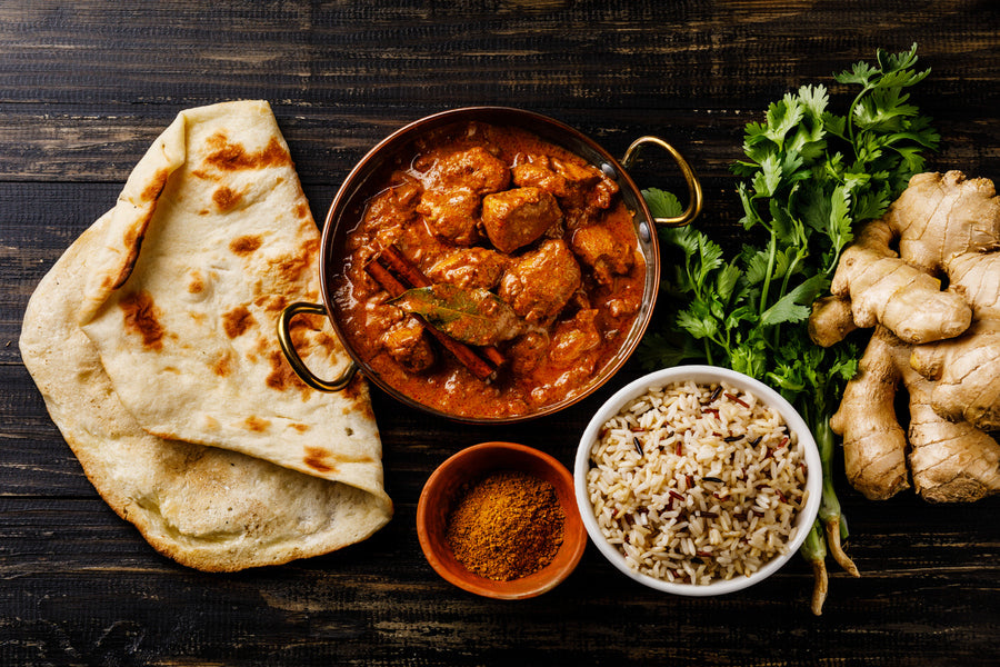 Chicken Tikka Masala Spicy Curry Meat Food Photograph Print 100% Australian Made