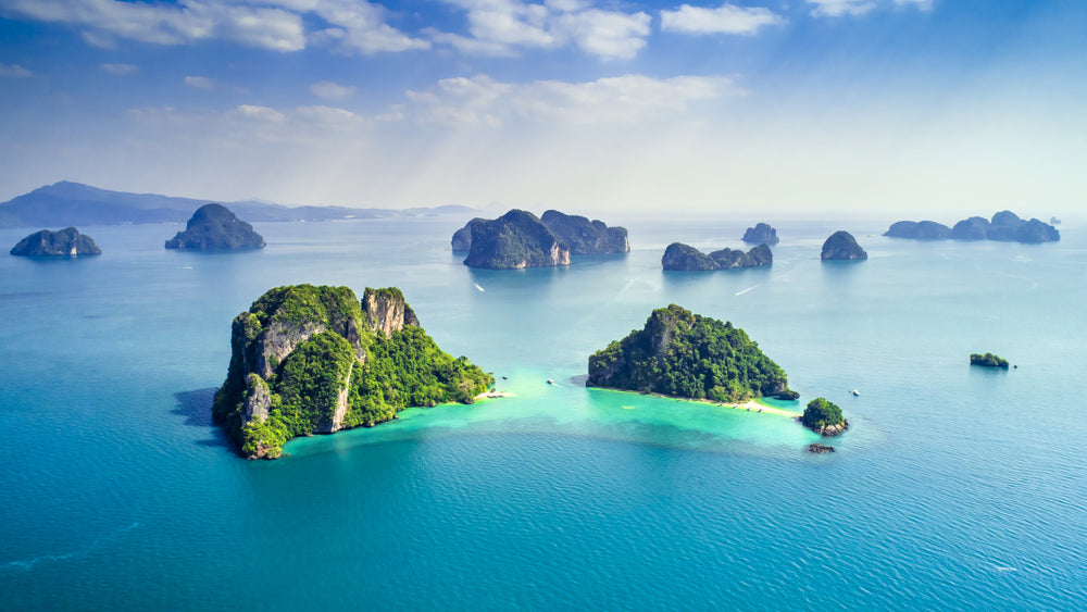 Green Islands & Beach of Koh Yao Noi, Phuket, in Thailand Photograph Print 100% Australian Made