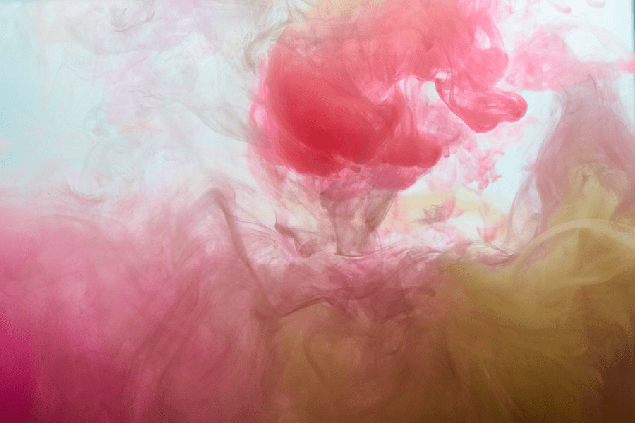 Pink & Yellow Smoke Abstract Design Print 100% Australian Made