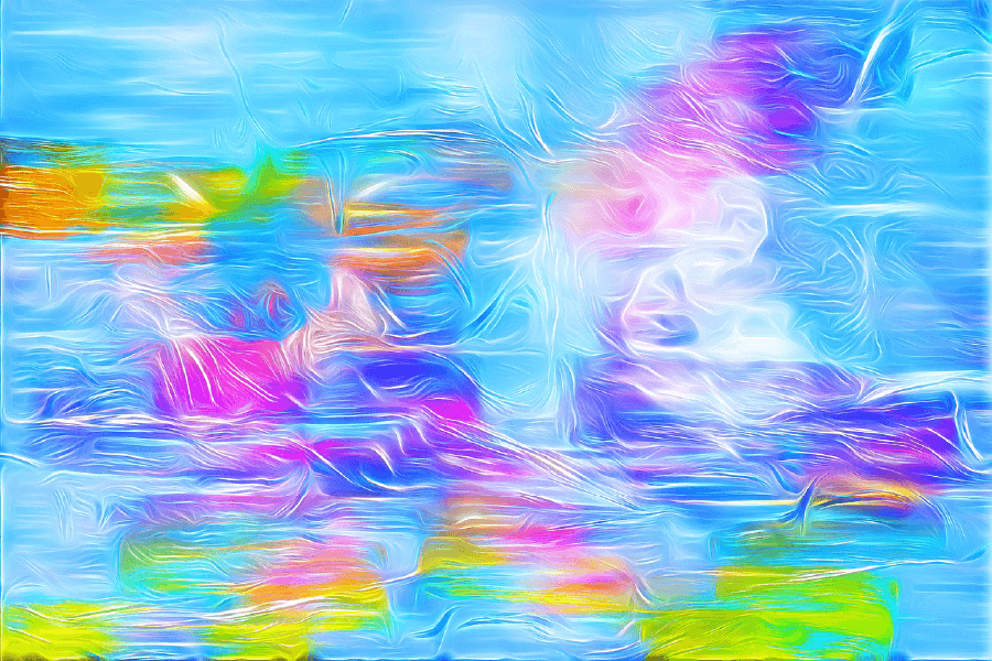 Colorful Abstract Design Print 100% Australian Made