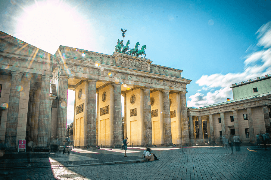 Brandenburg Gate In Germany Print 100% Australian Made