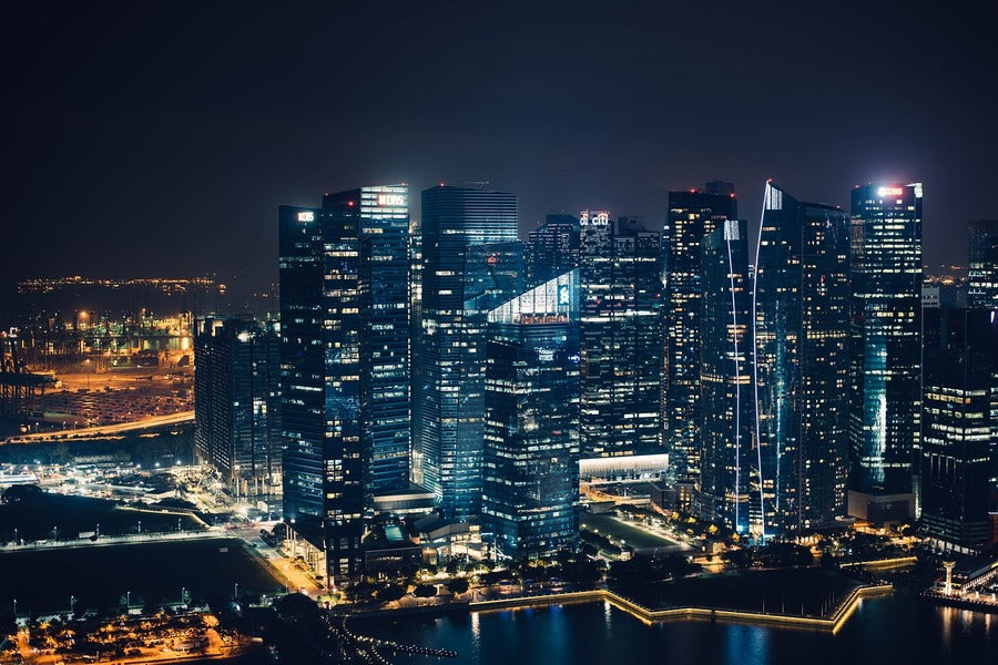 Marina Bay Sands, Singapore Nightscapes Photograph Print 100% Australian Made
