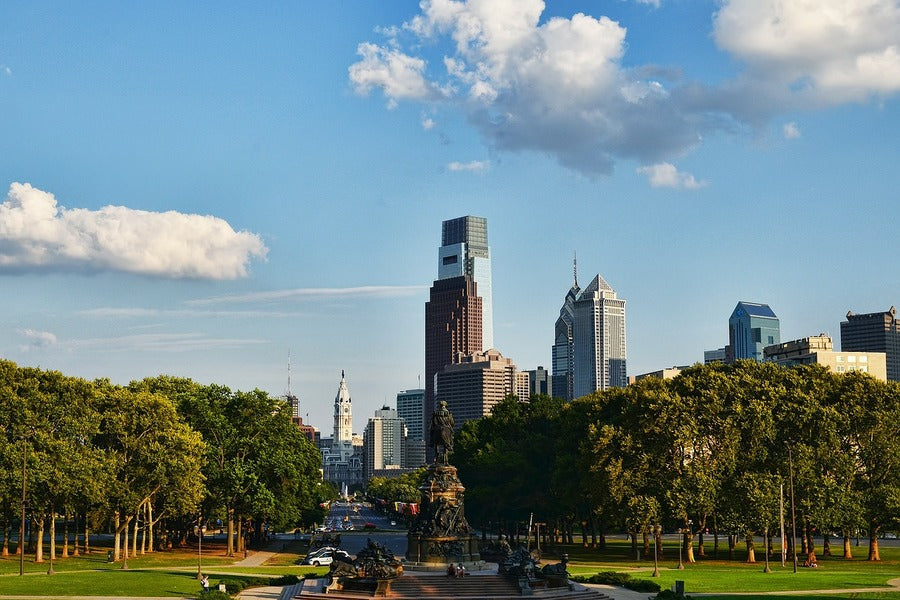 Philadelphia Skyline Photograph, USA Print 100% Australian Made