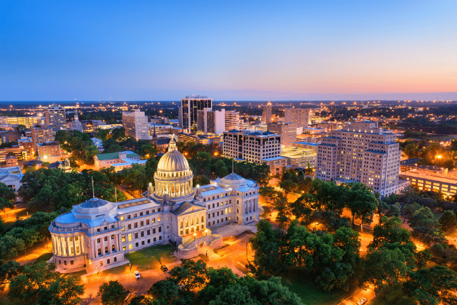 USA Capitol Building Aerial Night View Photograph Print 100% Australian Made