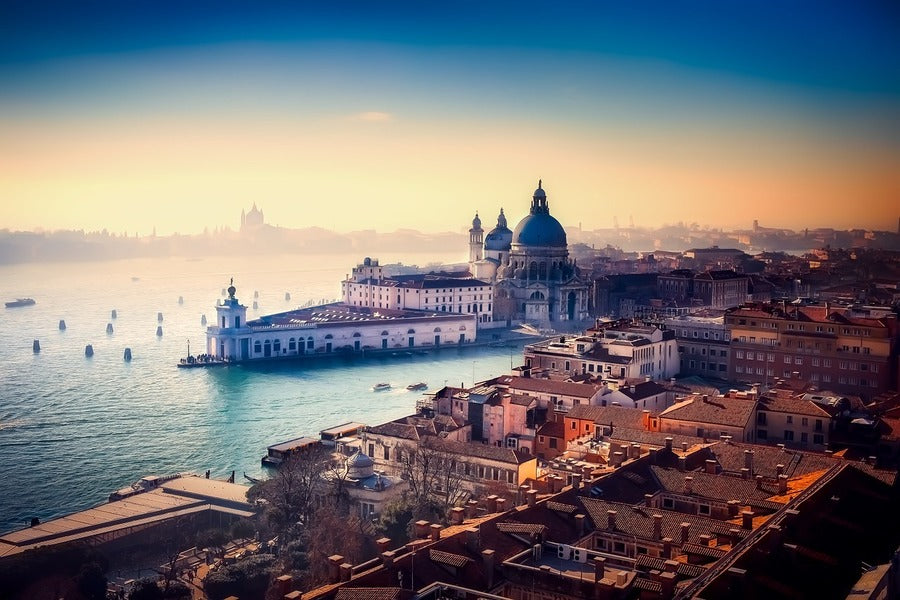 Venice City Aerial View Photograph Print 100% Australian Made