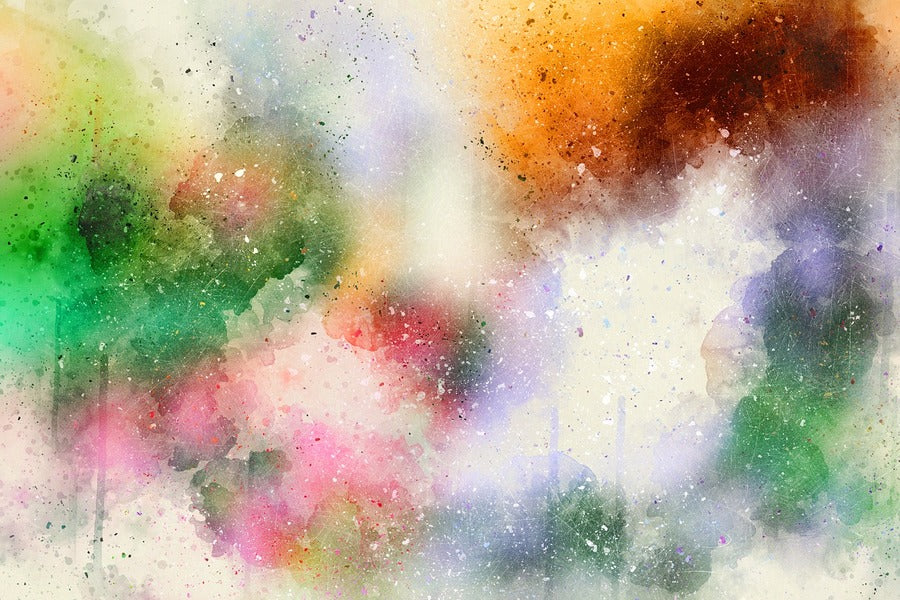 Colorful Abstract Design Print 100% Australian Made