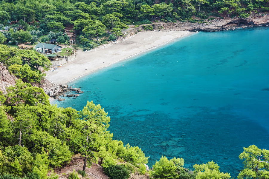 Kabak Beach Skyline View Photograph Turkey Home Decor Premium Quality Poster Print Choose Your Sizes