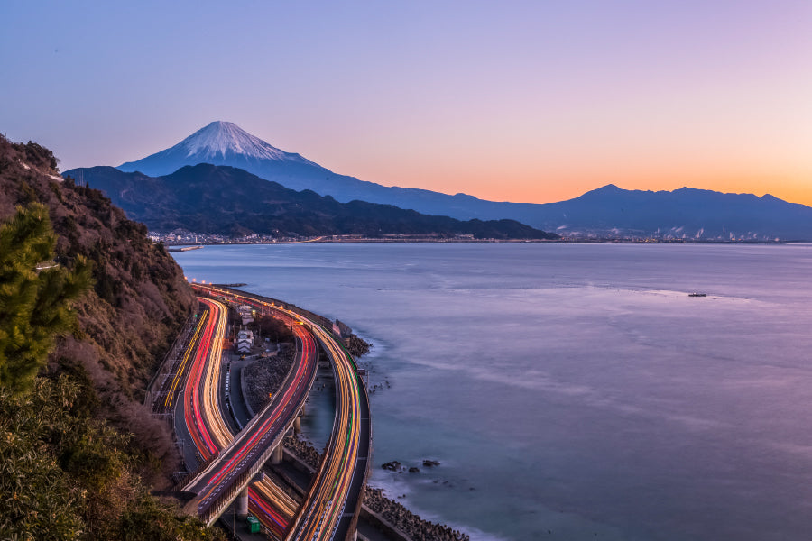 Mt.Fuji & Suruga Bay Scenery View Photograph Print 100% Australian Made