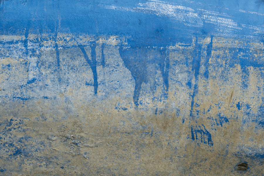 Blue & Grey Abstract Design Print 100% Australian Made