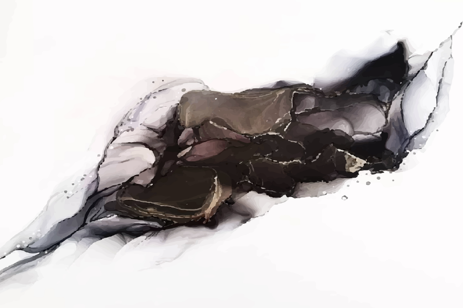 Black & White Abstract Design Home Decor Premium Quality Poster Print Choose Your Sizes