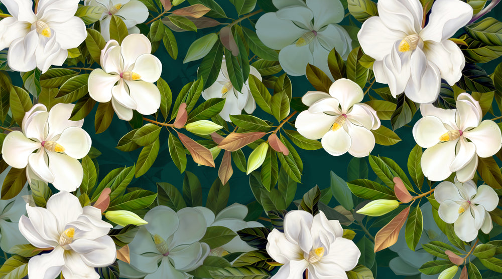 Rain Lily Flowers Painting Print 100% Australian Made