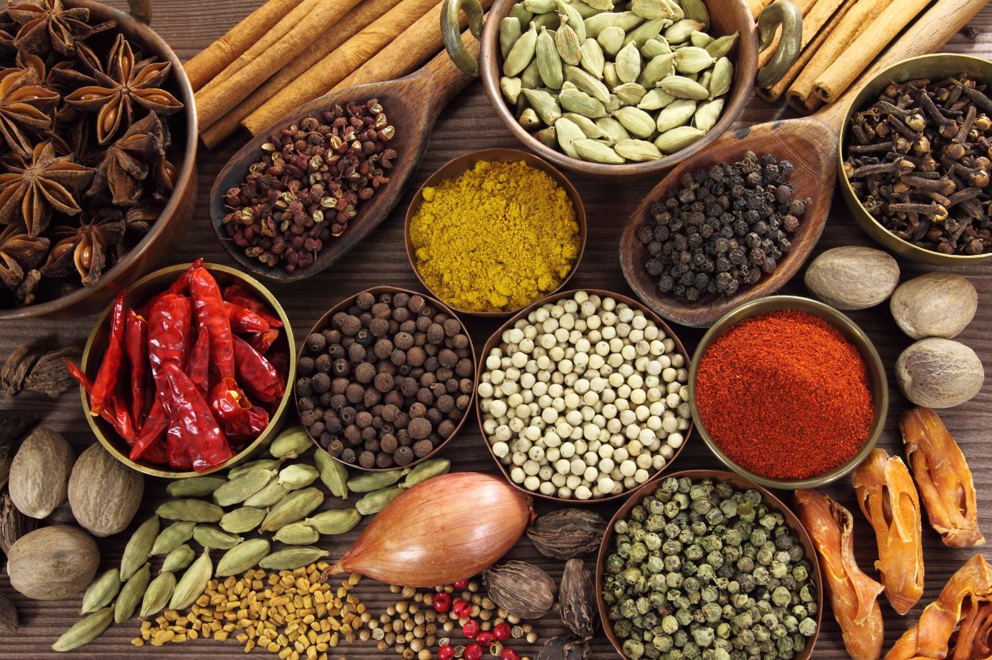 Spices on Spoons Photograph Home Decor Premium Quality Poster Print Choose Your Sizes