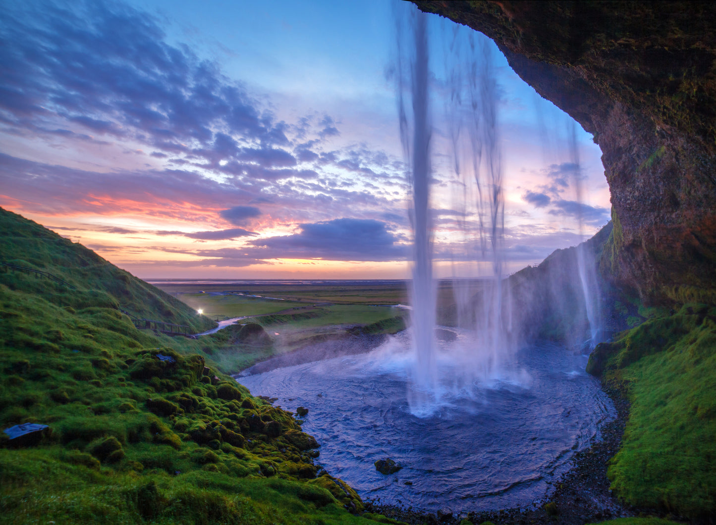 Waterfall Scenery Photograph Home Decor Premium Quality Poster Print Choose Your Sizes