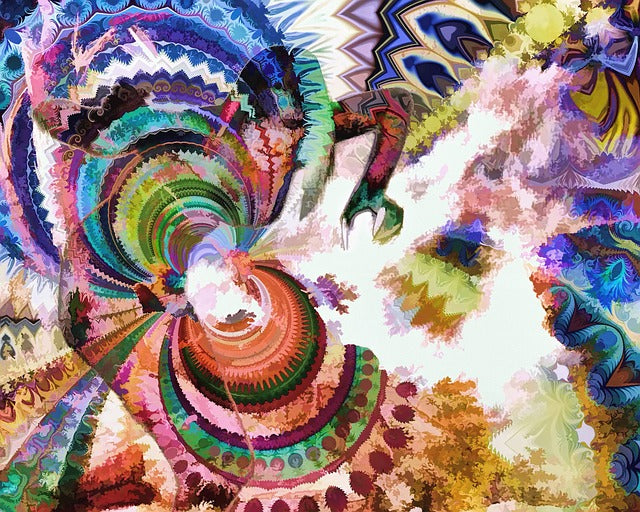 Colorful Abstract Pattern Design Home Decor Premium Quality Poster Print Choose Your Sizes