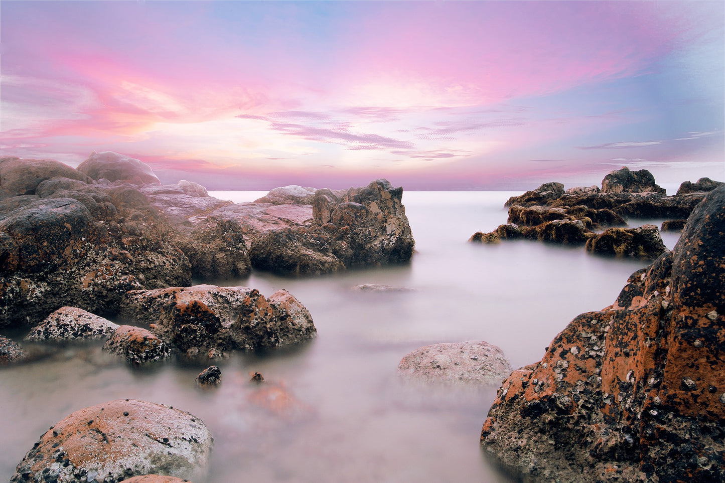 Sunset Sea Scenery Photograph Print 100% Australian Made