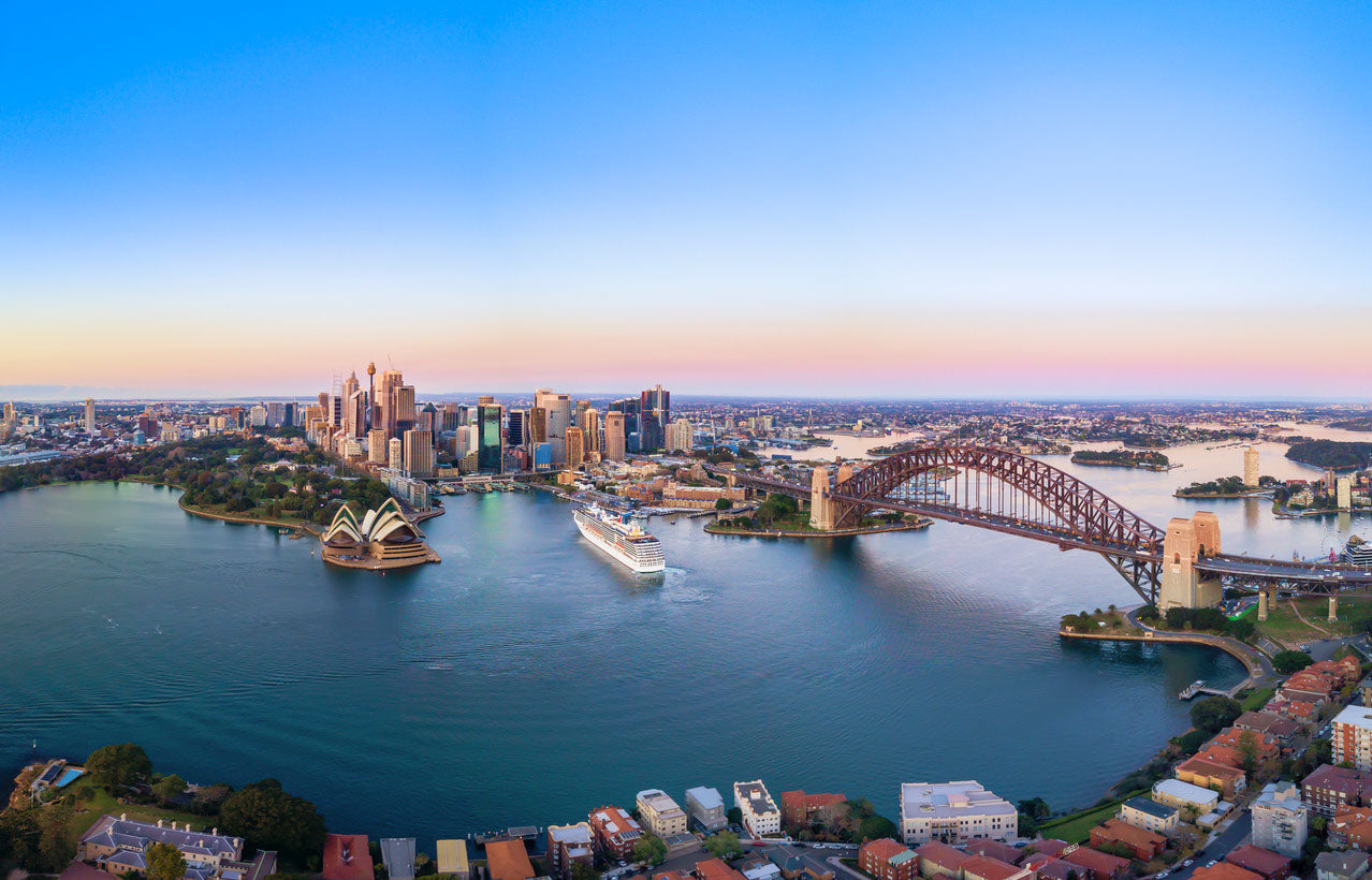 Stunning City Scenery Photograph Print 100% Australian Made