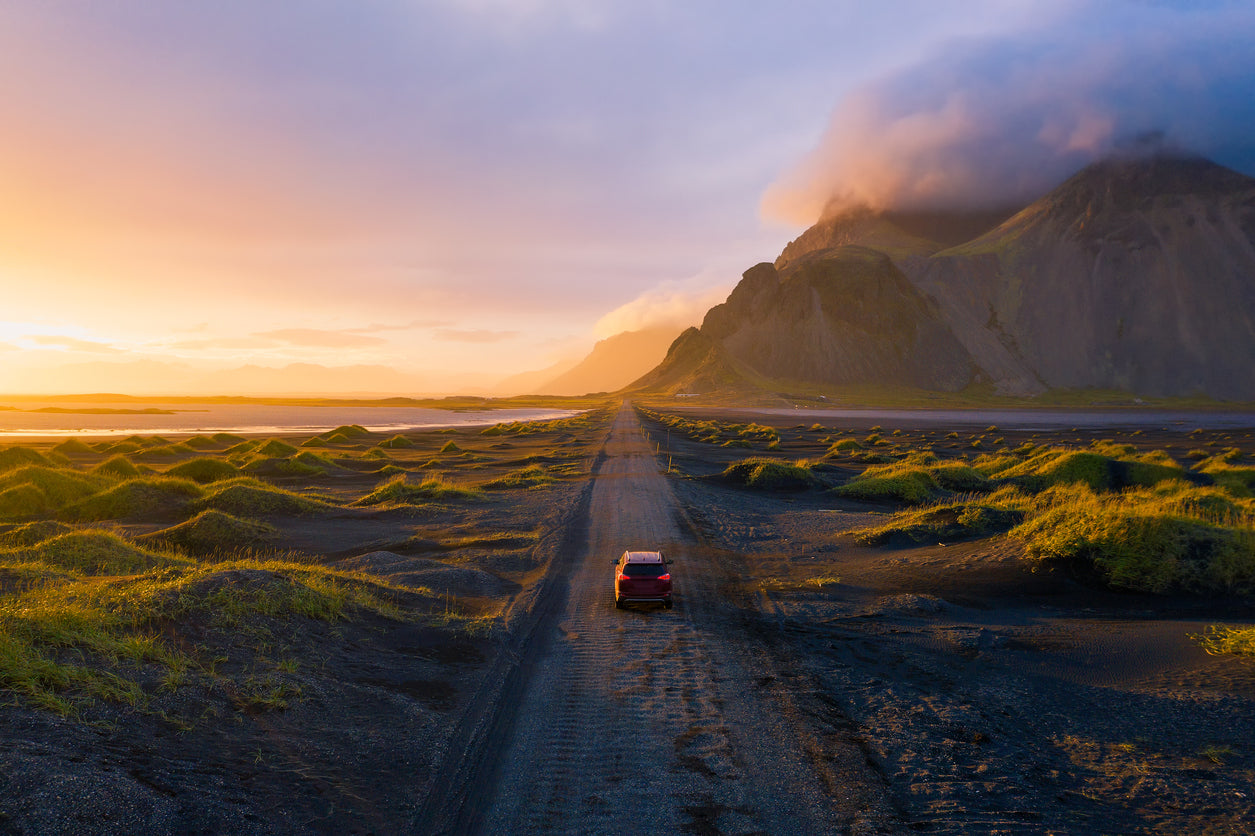 Car In Meadow Photograph Print 100% Australian Made