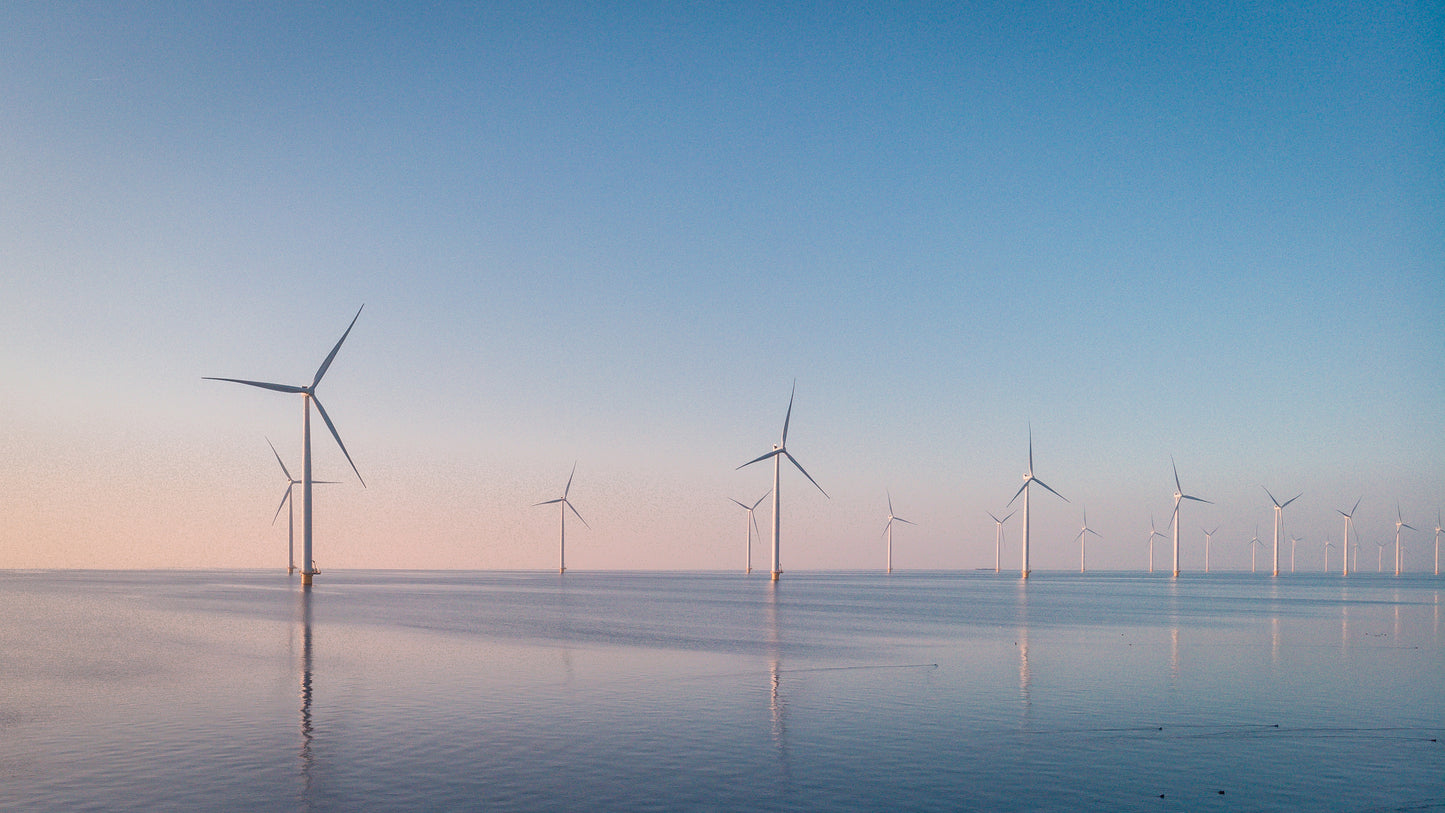 Wind Power Plant Scenery View Home Decor Premium Quality Poster Print Choose Your Sizes