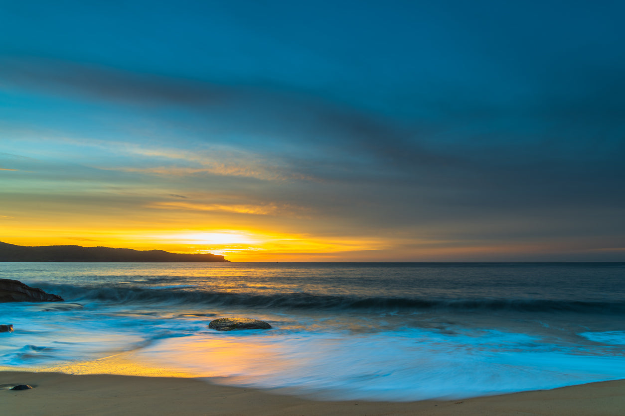 Sea Sunset Scenery Photograph Print 100% Australian Made