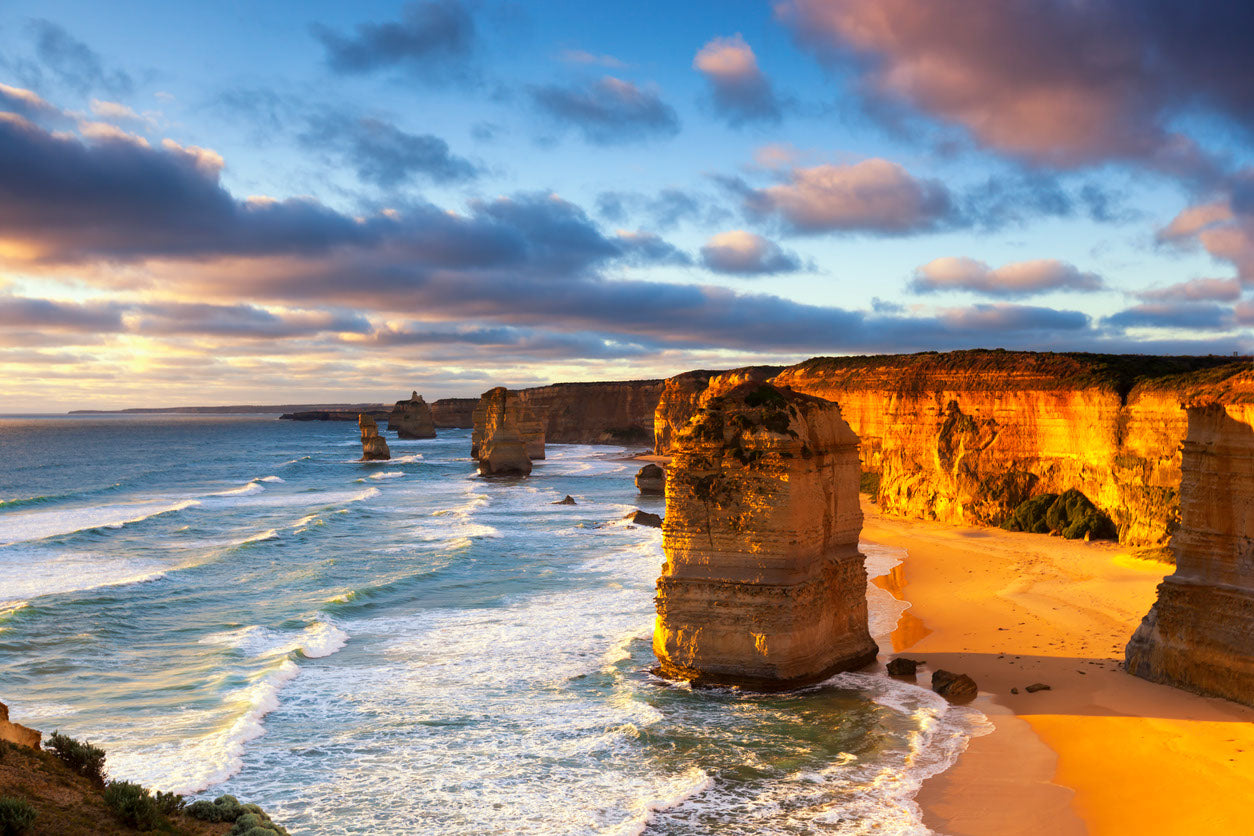 Sea & Cliff Sunset Scenery View Home Decor Premium Quality Poster Print Choose Your Sizes