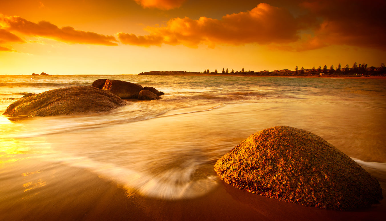 Sea Sunset Scenery Photograph Print 100% Australian Made