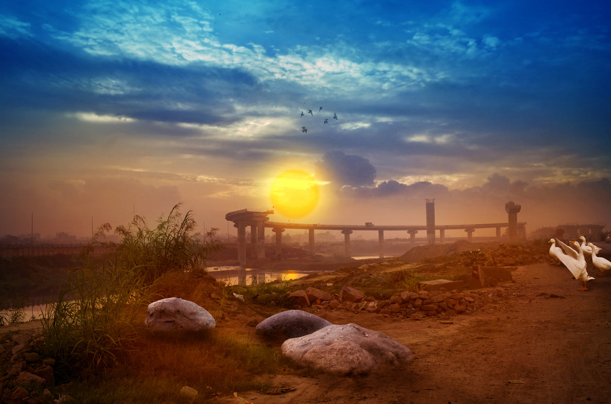 Nature Sunset Scenery Photograph Print 100% Australian Made