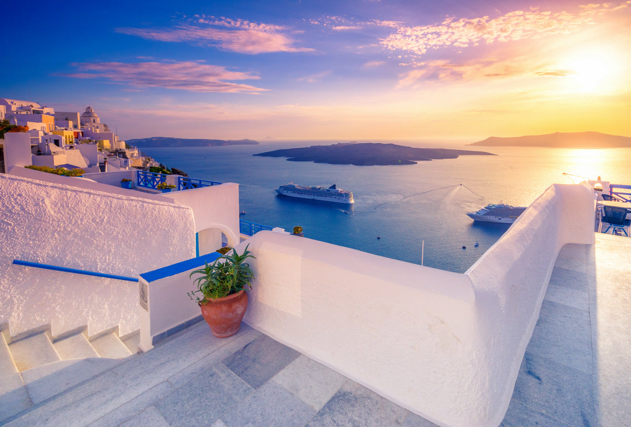 Sea Scenery View From Hotel Home Decor Premium Quality Poster Print Choose Your Sizes