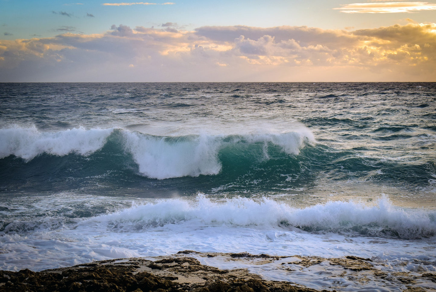 Sea Sunset Scenery Photograph Print 100% Australian Made