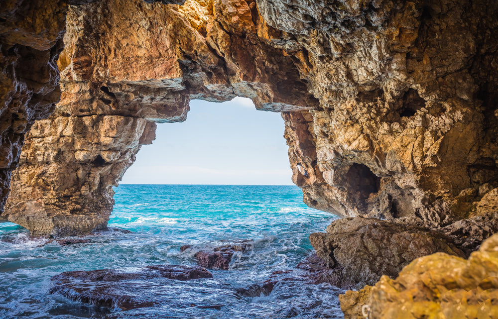 Sea Cave Scenery View Photograph Home Decor Premium Quality Poster Print Choose Your Sizes