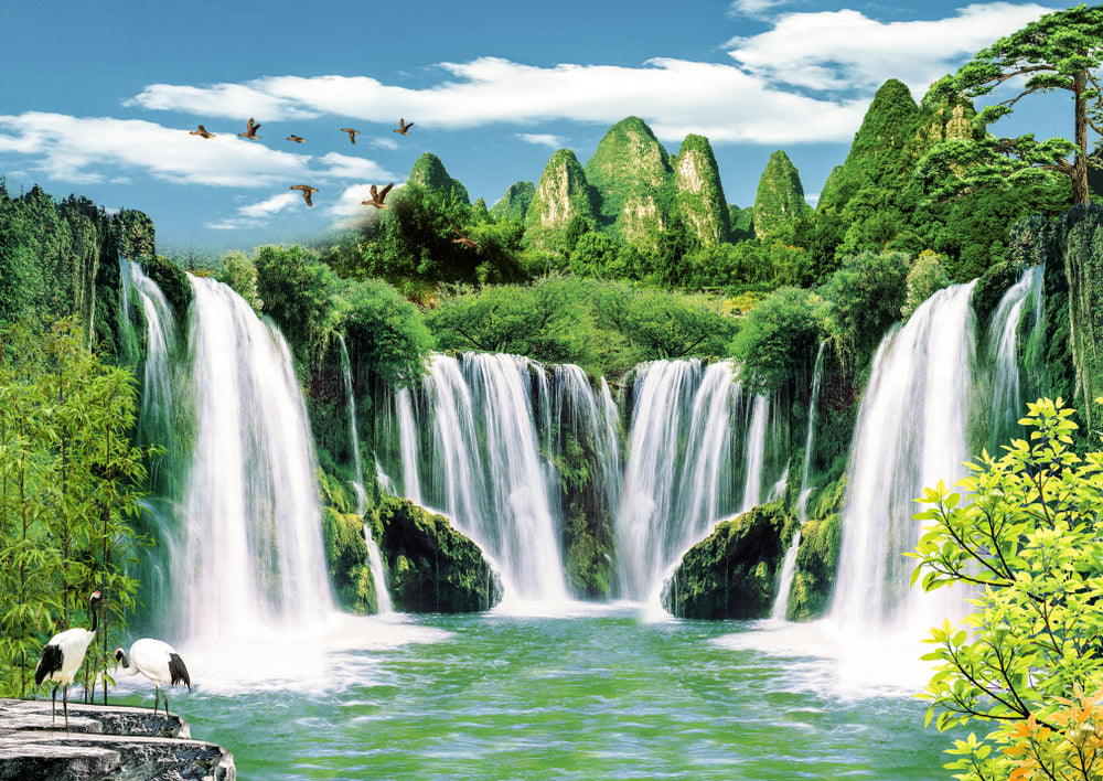 Stunning Waterfall Scenery Photograph Print 100% Australian Made