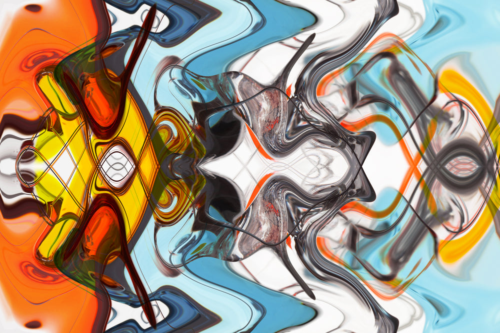 Colourful Abstract Design Print 100% Australian Made