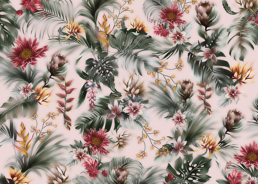 Colourful Floral Design Print 100% Australian Made