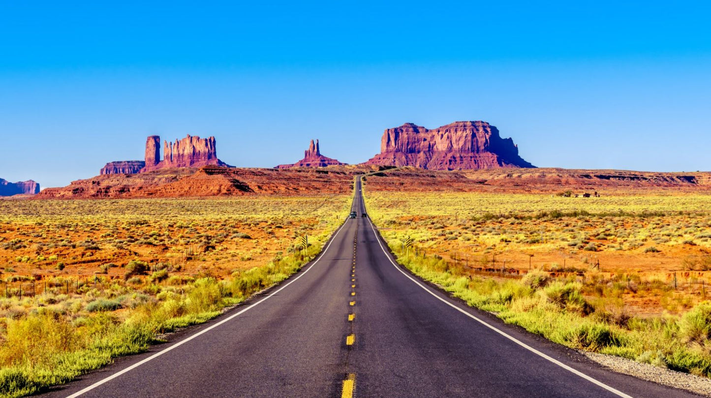 Road in Valley Scenery Photograph Print 100% Australian Made