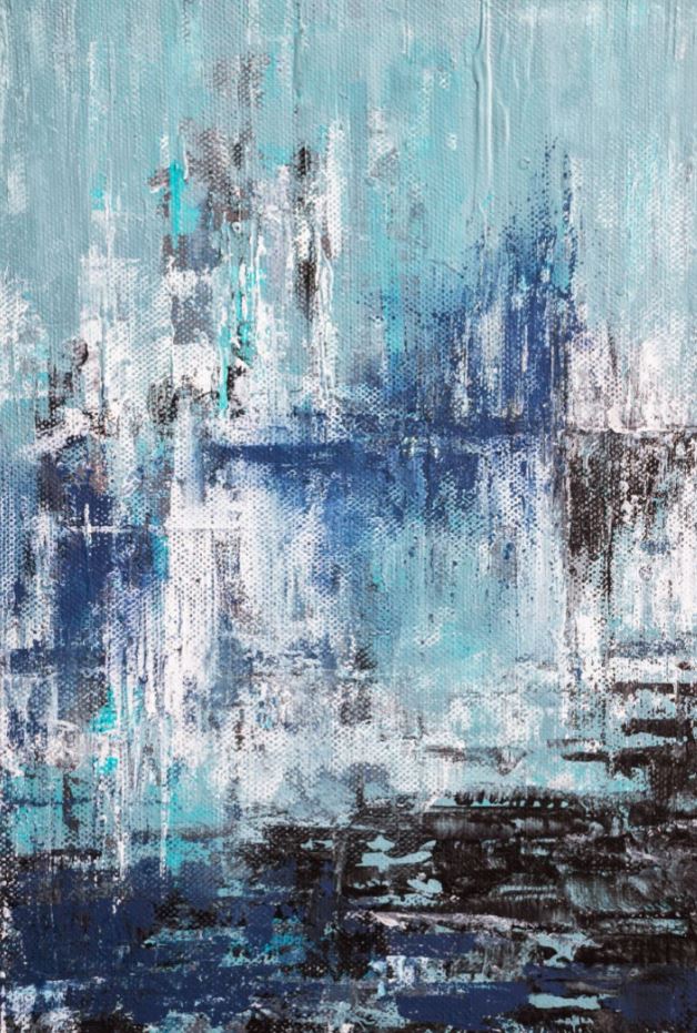 Colorful Abstract Painting Design Print 100% Australian Made