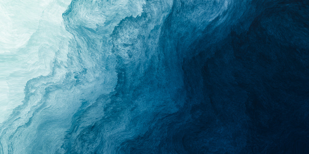 Blue & White Abstract Painting Home Decor Premium Quality Poster Print Choose Your Sizes