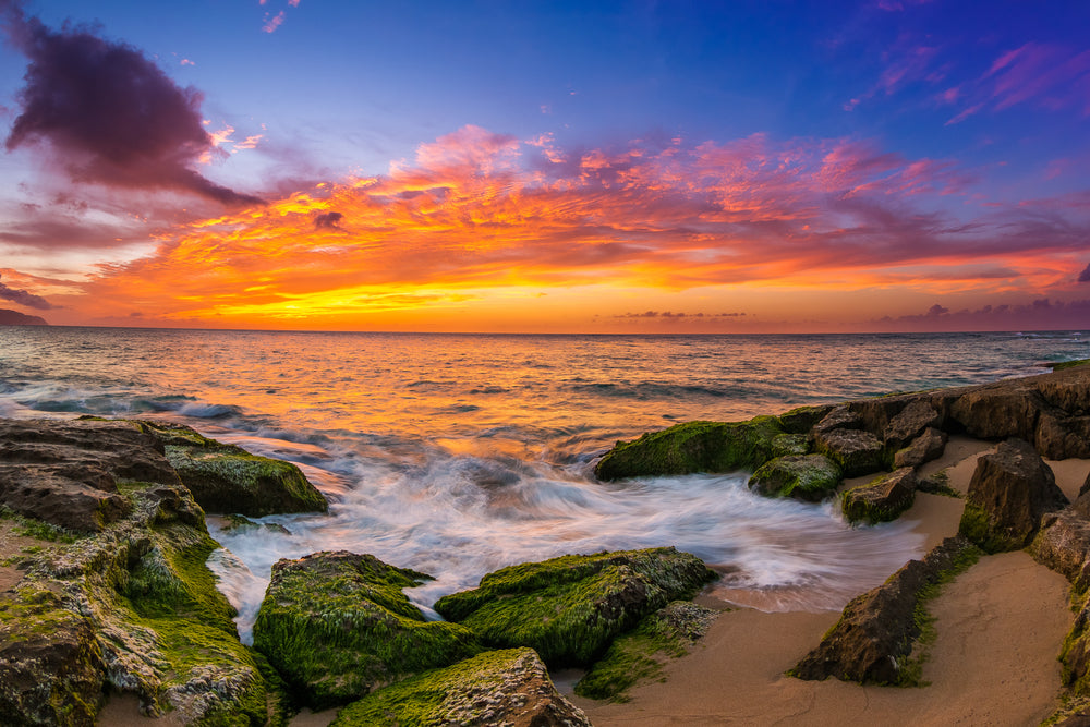 Beach Sunset Photograph Print 100% Australian Made