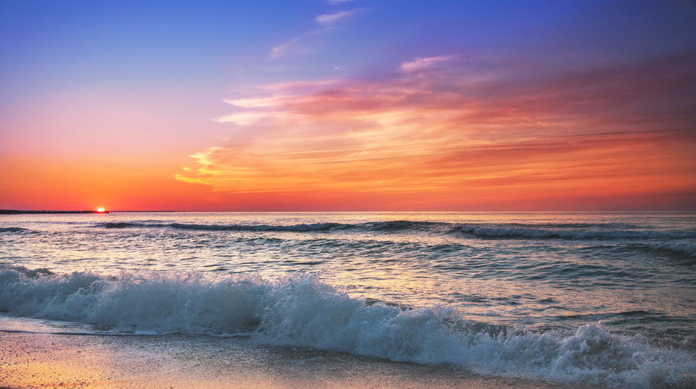 Beautiful Sea View Sunset Print 100% Australian Made