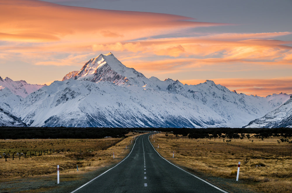 Mountain & Road Scenery View Print 100% Australian Made