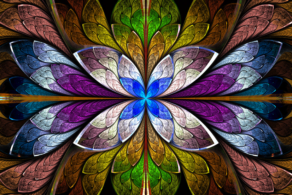 Colorful Abstract Pattern Design Print 100% Australian Made