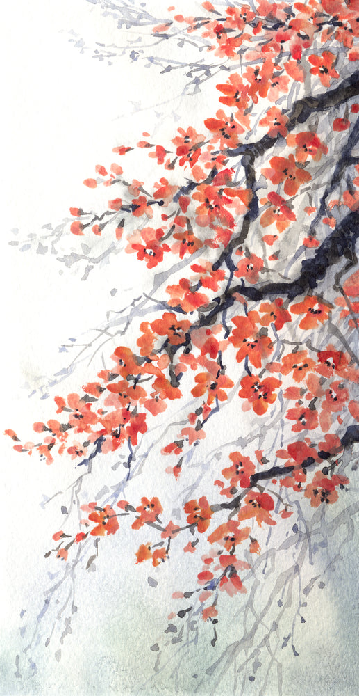 Colorful Tree Watercolor Painting Print 100% Australian Made