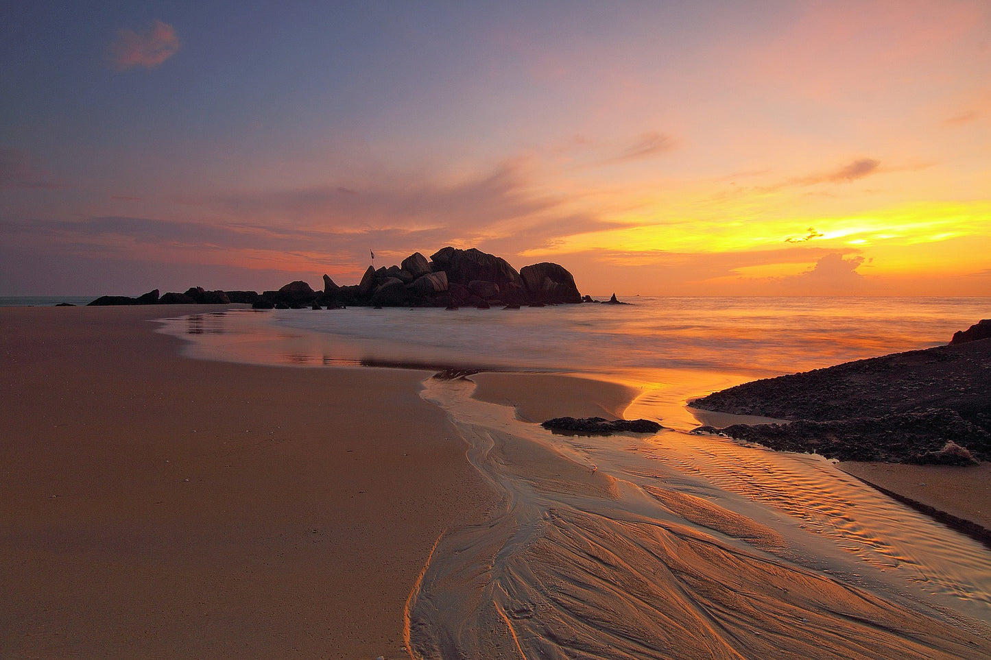 Sea Sunset Scenery Photograph Print 100% Australian Made
