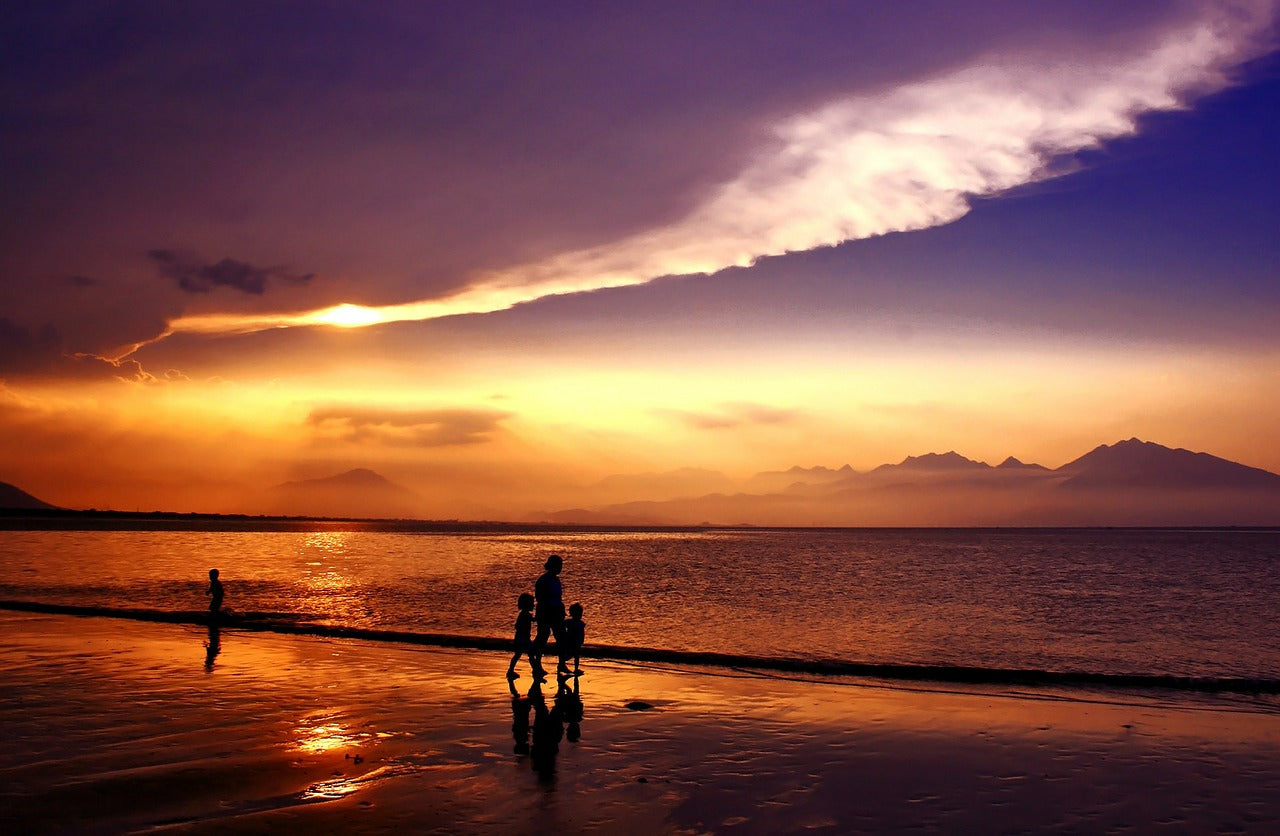 Sea Sunset Scenery Photograph Print 100% Australian Made