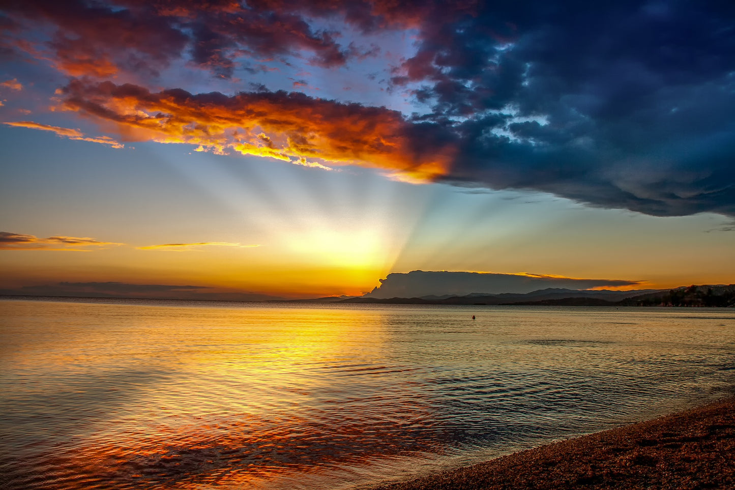 Sea Sunset Scenery Photograph Print 100% Australian Made
