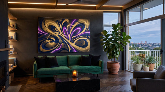 How to Style Graffiti Wall Art in an Australian Home