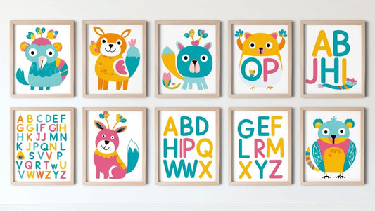 Wall Art for Kids: Fun and Educational Decor for Young Minds