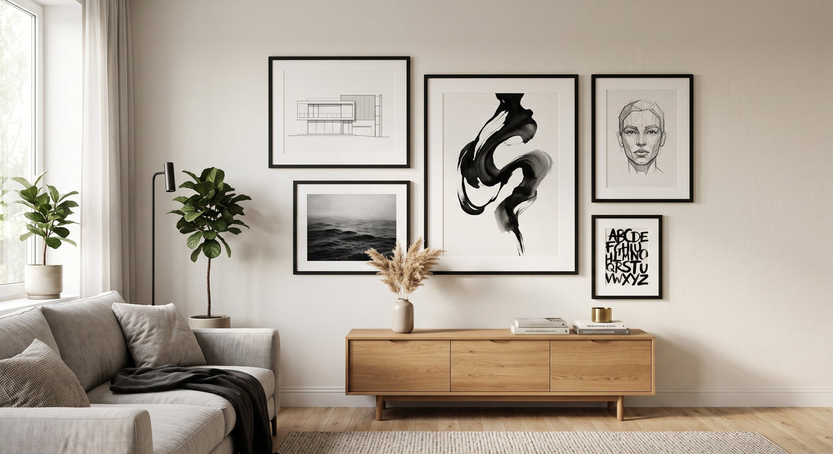 Black and White Wall Art